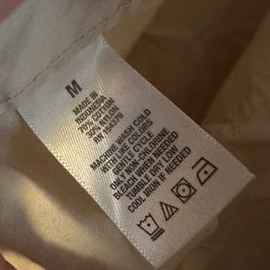 Aeropostale parachute pants off white